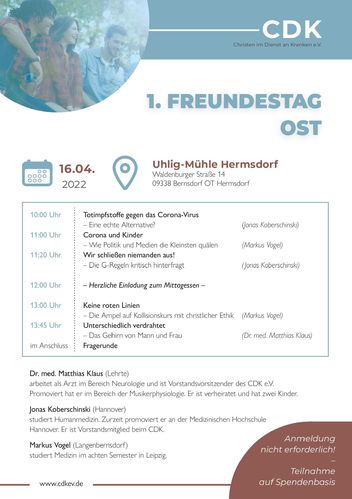 1. Freundestag Ost - Audio CD mit PPP